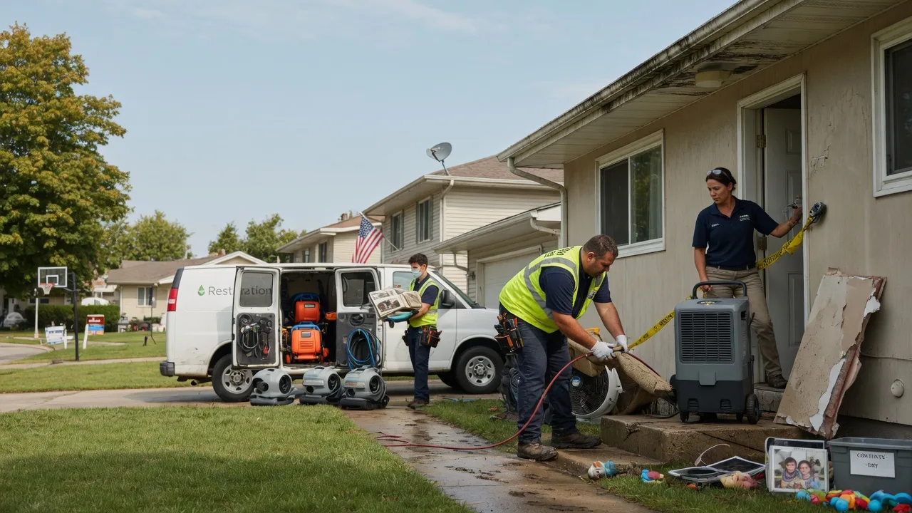 Water Damage Restoration in Glassport, PA near me